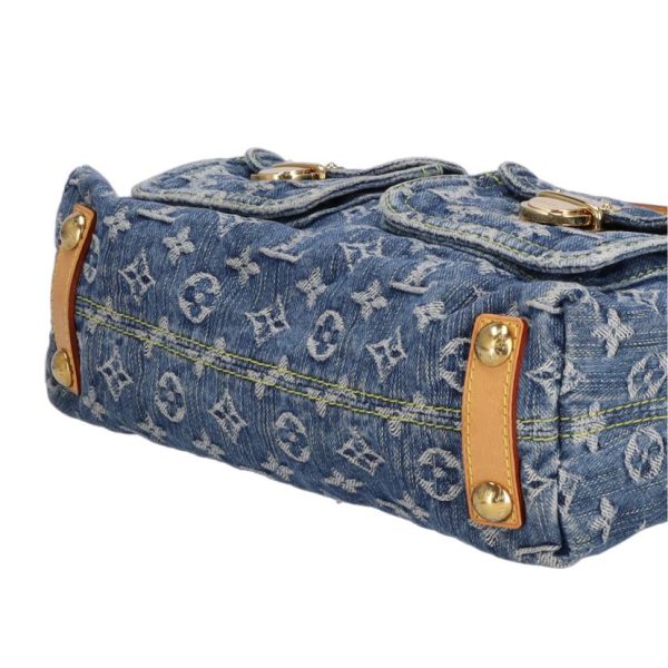 19636 3 Louis Vuitton Baggy PM Monogram Denim