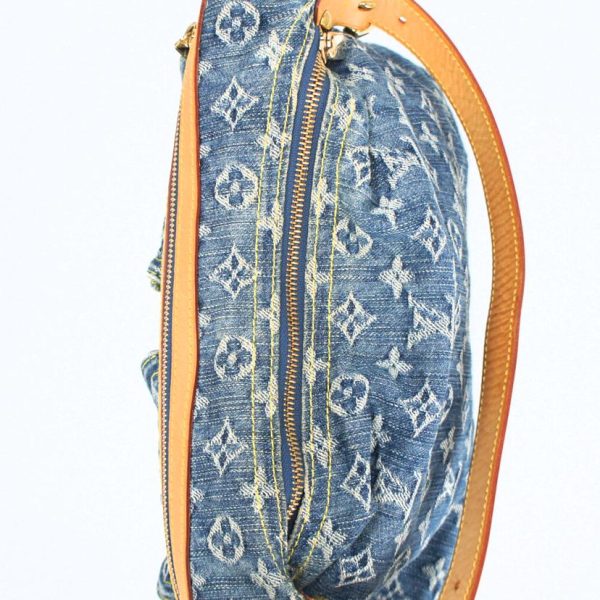 19636 6 Louis Vuitton Baggy PM Monogram Denim