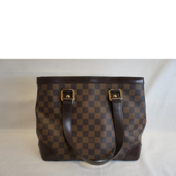 19798 2 Louis Vuitton Hampstead PM Damier Bag Brown