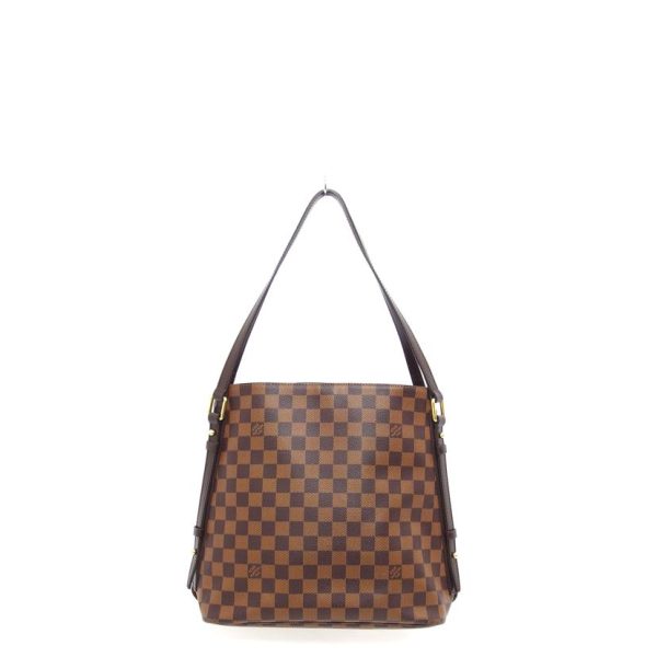 19798 2 Louis Vuitton Tote Bag Brown Cava Rivington Damier Ebene