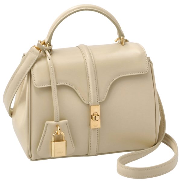 197983bey01iv Celine 16 Saise Mini 2way Hand Shoulder Bag Ivory