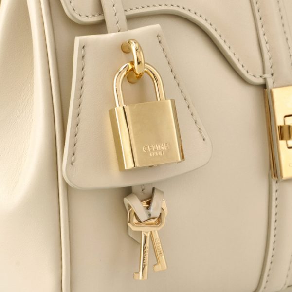 197983bey01iv 6 Celine 16 Saise Mini 2way Hand Shoulder Bag Ivory