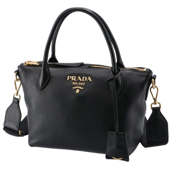 1ba111nox2bbe1il 6 Prada Handbag 2way Shoulder Bag Black