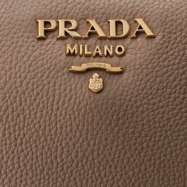 1ba111nox2bbe770 4 Prada Embossed Leather 2way Bag Beige