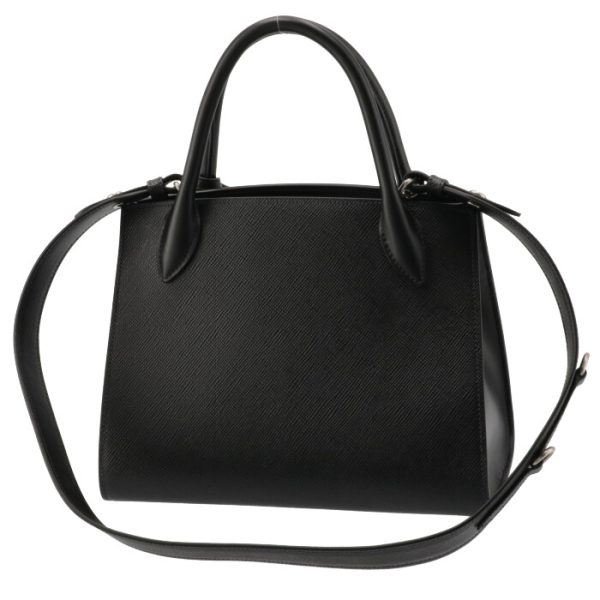 1ba156ooo2erx632 2 Prada Saffiano Monochrome Tote Handbag Black