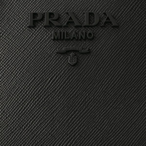 1ba156ooo2erx632 4 Prada Saffiano Monochrome Tote Handbag Black