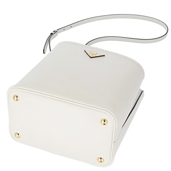 1ba212ooo2erxg3z 3 Prada Double Saffiano Handbag Shoulder White