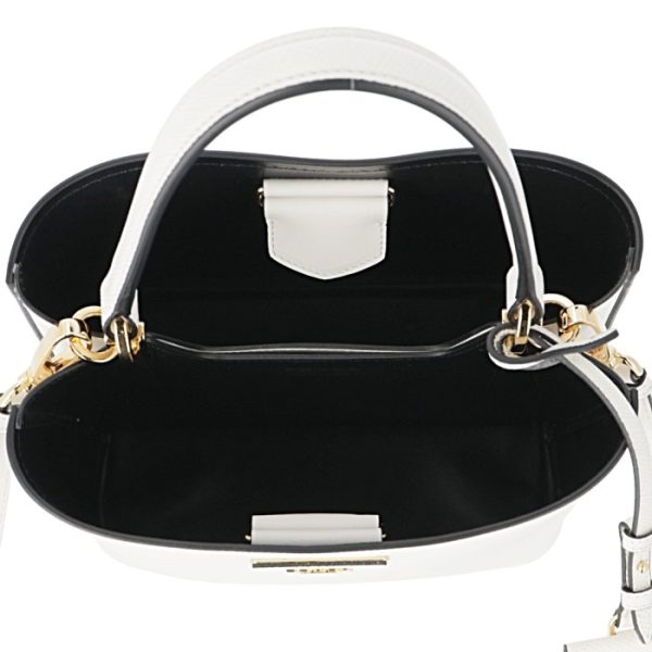 1ba212ooo2erxg3z 5 Prada Double Saffiano Handbag Shoulder White