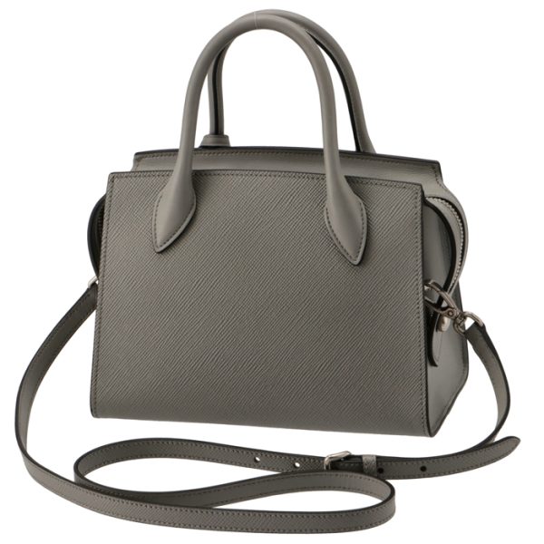 1ba269noo2erxczg 2 Prada Monochrome Saffiano Shoulder Tote Gray