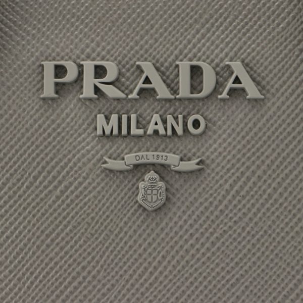 1ba269noo2erxczg 4 Prada Monochrome Saffiano Shoulder Tote Gray