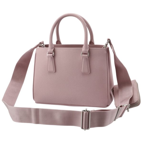 1ba296v21nzve18 2 Prada Galleria Saffiano Mini Tote Bag Pink