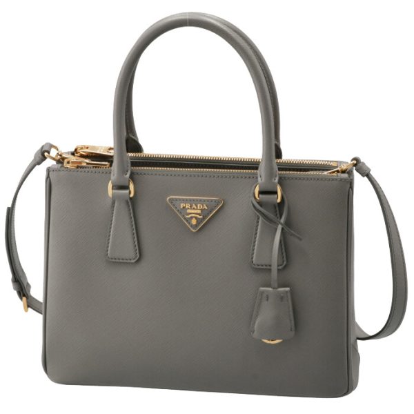 1ba863ooonzv480 1 Prada Galleria Saffiano Medium Tote Bag Gray