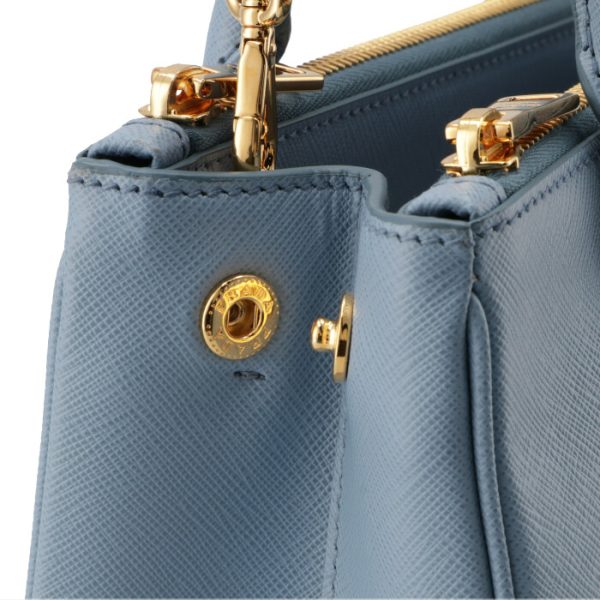 1ba896ooonzv637 6 Prada Galleria Saffiano Mini Tote Bag Blue