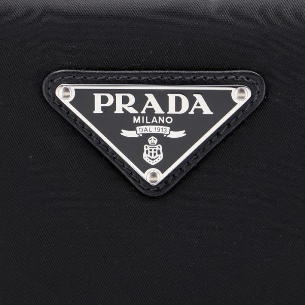 1bg266ooo2ccj002 4 Prada Nylon Tote Shoulder Bag Black