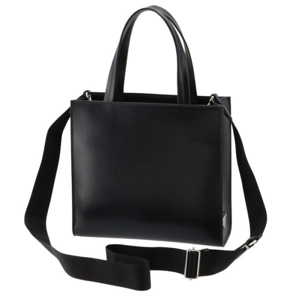 1bg382nrmask002 2 Prada Triangle Shopping Tote Bag Nero Black