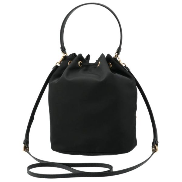 1bh038ooorv44002 2 Prada Duet Nylon Mini Shoulder Bag Black