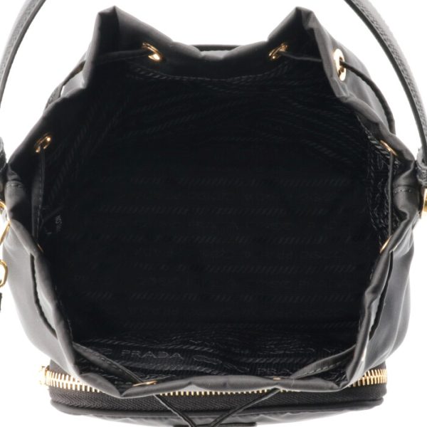 1bh038ooorv44002 5 Prada Duet Nylon Mini Shoulder Bag Black