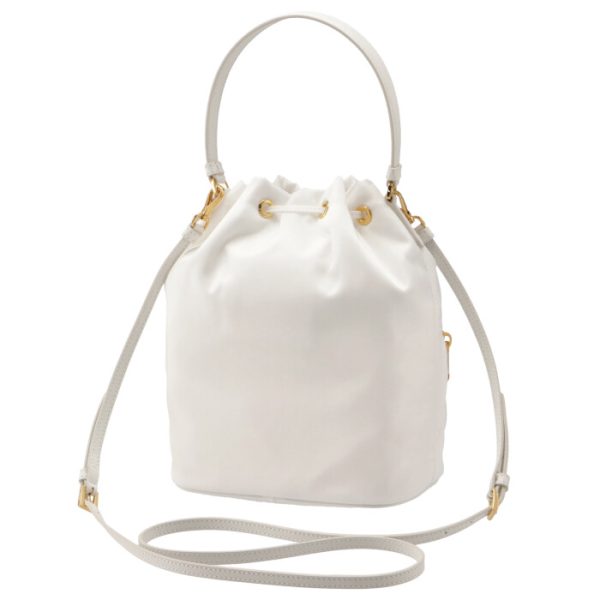 1bh038uoorv44009 2 Prada Duet Nylon Mini Shoulder Bag White