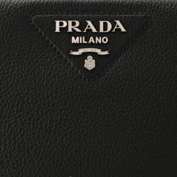 1bh0823om2dkv002 4 Prada Logo Strap Shoulder Bag Crossbody Black Nero