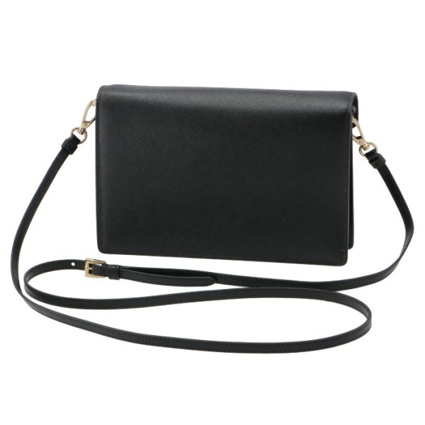 1bp020ooo2eep002 2 Prada Monochrome Mini Shoulder Bag Black