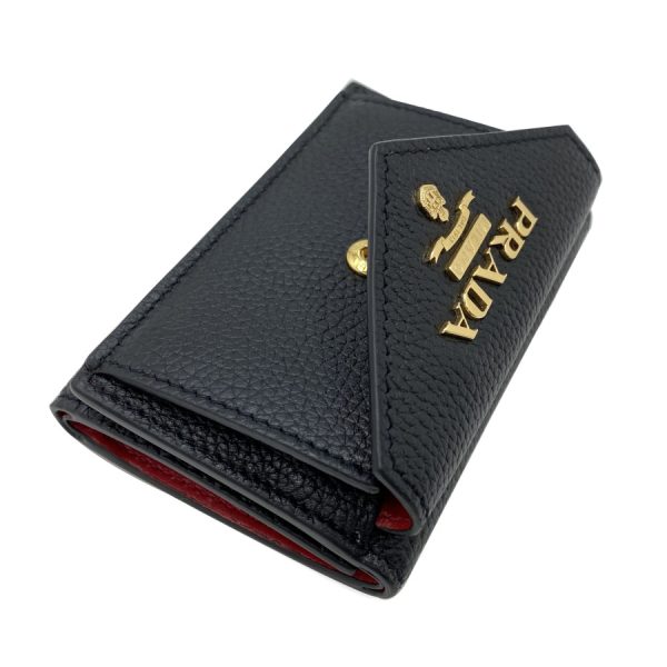 1mh021 2bg5 f0lj4 07 Prada Wallet Leather Red Black