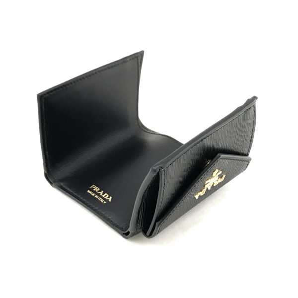 1mh021 2ezz f0002 04 Prada Wallet Leather Black