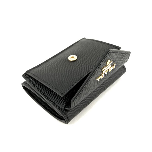 1mh021 2ezz f0002 06 Prada Wallet Leather Black