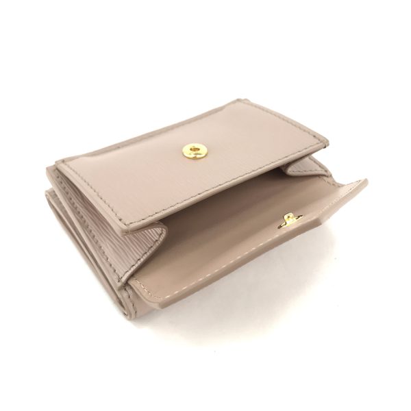 1mh021 2ezz f0770 06 Prada Wallet Leather Beige