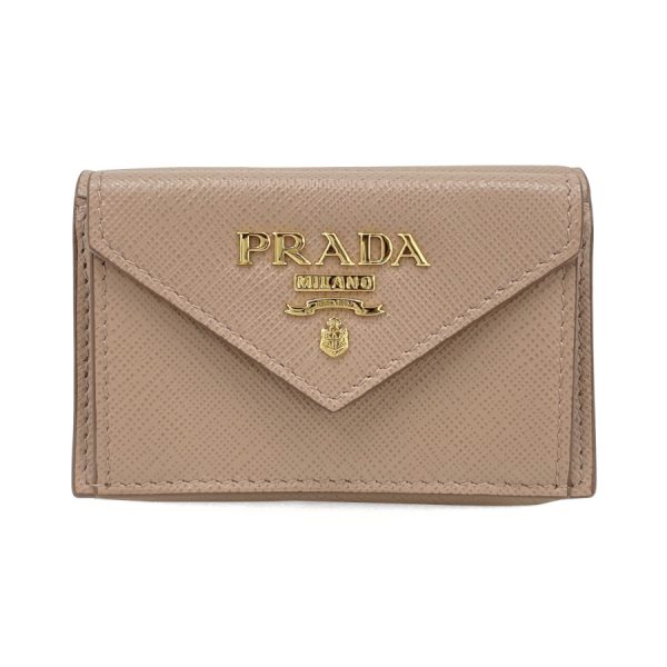 1mh021 qwa f0236 01 Prada Wallet Leather Pink