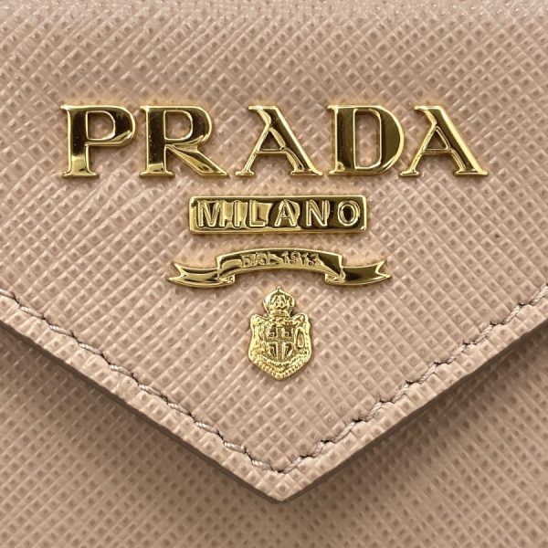 1mh021 qwa f0236 07 Prada Wallet Leather Pink