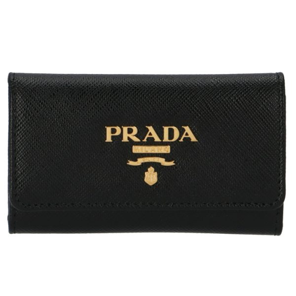 1pg004qwa002 1 Prada Saffiano Black Key Case