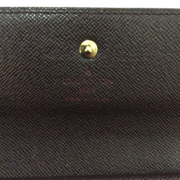 2 4 Louis Vuitton Tresor Tri fold Long Wallet Brown