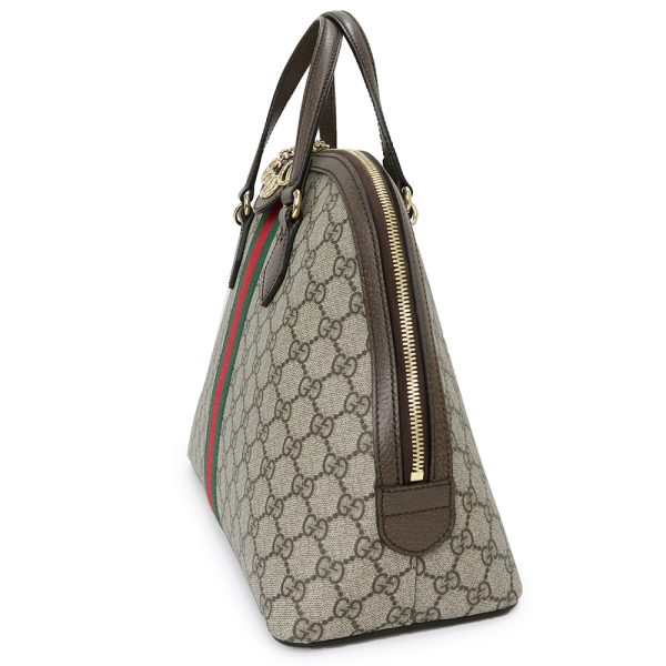 200003498019 4 Gucci Ophidia Canvas GG Supreme 2 Way Hand Bag Beige Brown