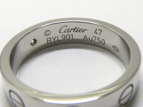 2000056258200139 5 Cartier Mini Love Ring White Gold Diamond