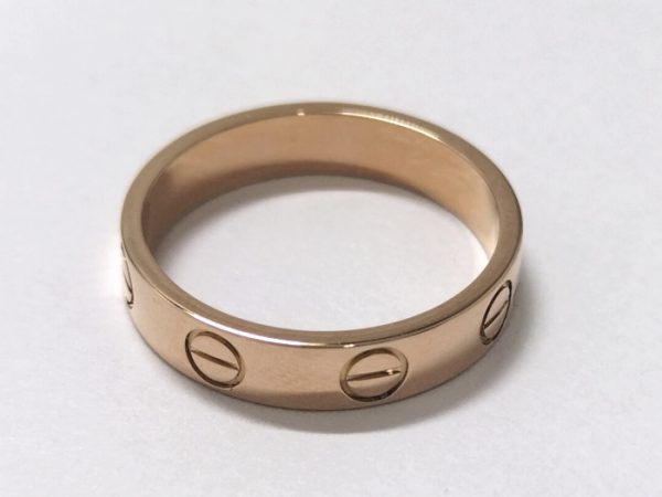 2000056258900072 2 Cartier Love Ring Pink Gold