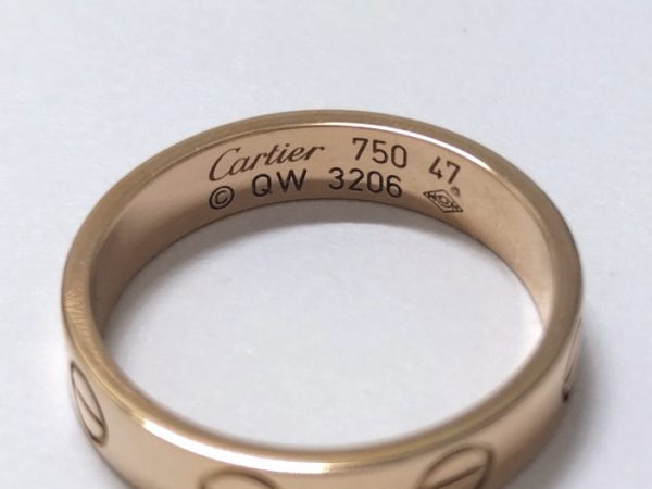 2000056258900072 5 Cartier Love Ring Pink Gold