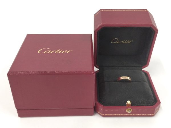 2000056258900072 7 Cartier Love Ring Pink Gold