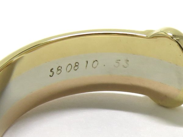 2000061258200043 6 Cartier C Ring Three color Gold