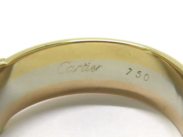 2000061258200043 7 Cartier C Ring Three color Gold