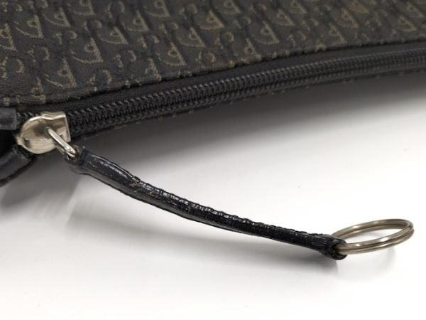 oppo 256 Dior Trotter Shoulder Bag Canvas Black