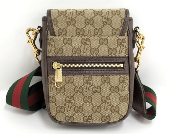 oplus 256 GUCCI Shoulder Bag Messenger Bag PALACE GG Canvas Biege