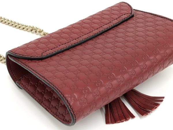 oppo 256 Gucci Emily Medium Micro Guccissima Leather Shoulder Bag Red