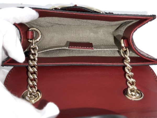 oppo 256 Gucci Emily Medium Micro Guccissima Leather Shoulder Bag Red