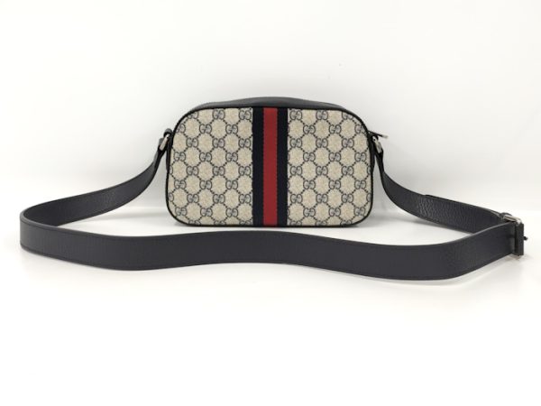 oppo 256 GUCCI Ophidia Shoulder Bag GG Supreme PVC Navy