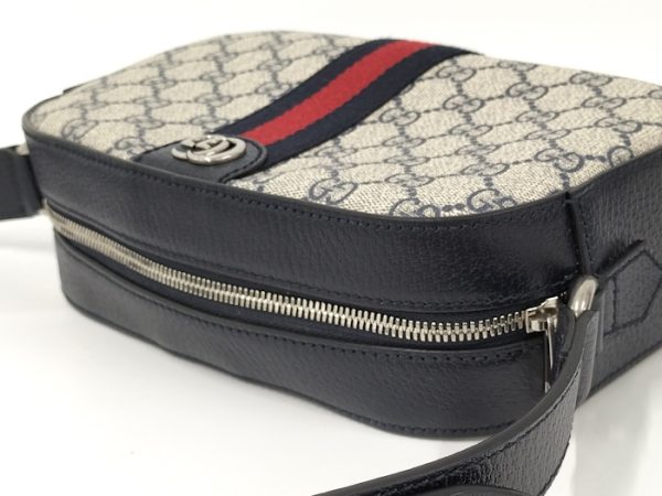 oppo 256 GUCCI Ophidia Shoulder Bag GG Supreme PVC Navy