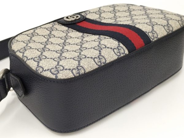 oppo 256 GUCCI Ophidia Shoulder Bag GG Supreme PVC Navy