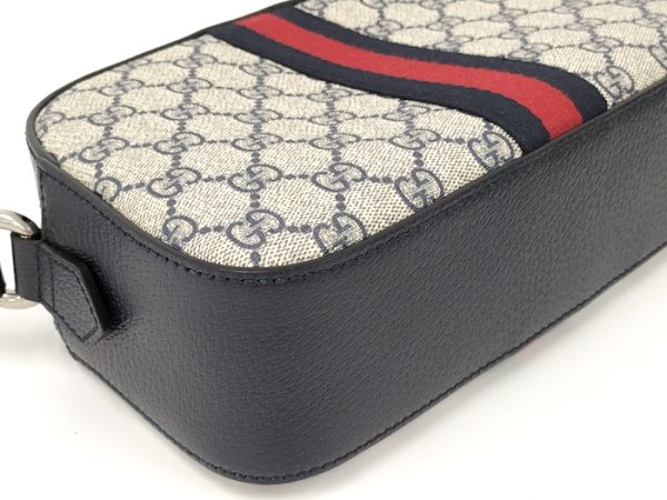 oppo 256 GUCCI Ophidia Shoulder Bag GG Supreme PVC Navy