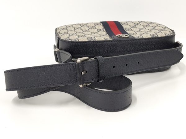 oppo 256 GUCCI Ophidia Shoulder Bag GG Supreme PVC Navy