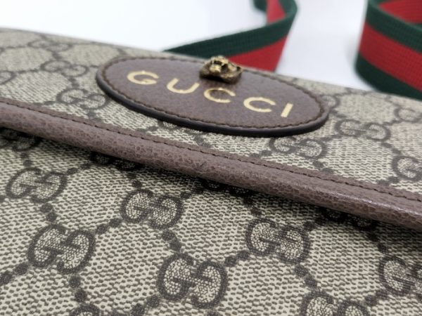 2000087252000605 6 GUCCI Neo Vintage Body Bag Sherry Line GG Supreme Brown