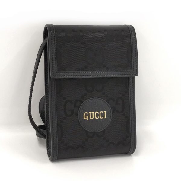 oplus 256 Gucci Off the Grid Mini Canvas Shoulder Bag Black